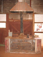 _with the range in the old kitchen